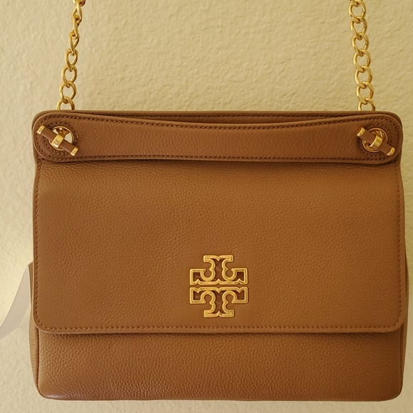 NWT TORY BURCH BRITTEN FLAP SHOUDER BAG - Picture 3 of 15